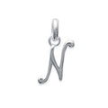 Coque de Nacre Pendentif initiale argent 748115514