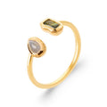 Coque de Nacre Bague plaqué or 20001115