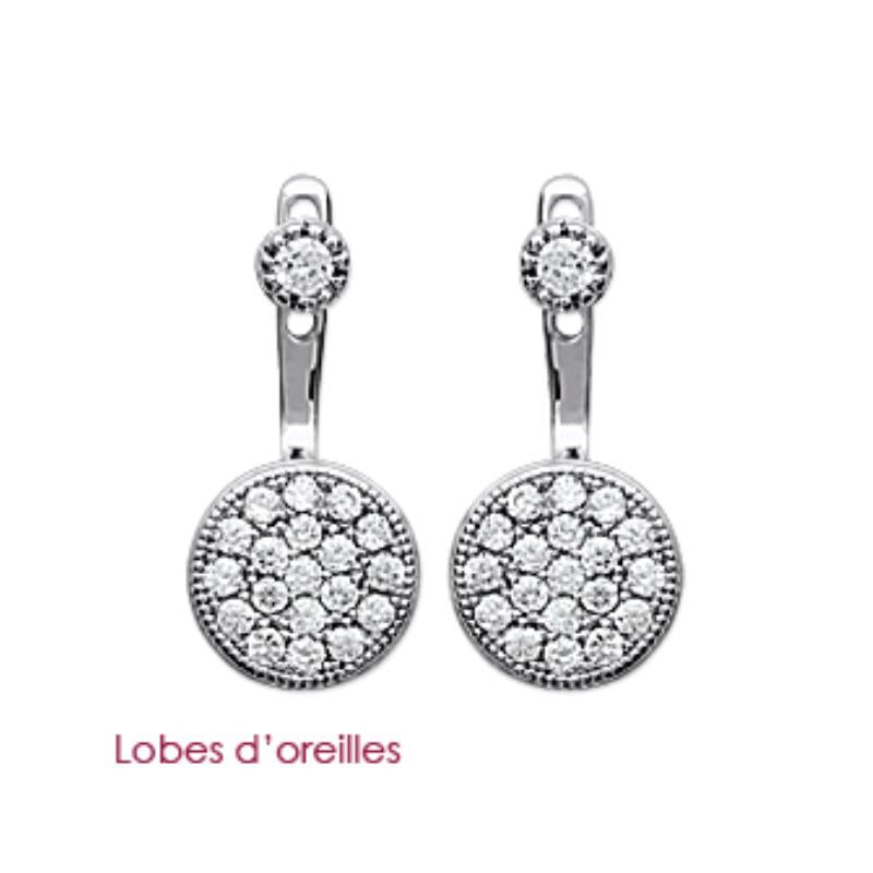 Coque de Nacre Boucles d'oreilles argent 1514510