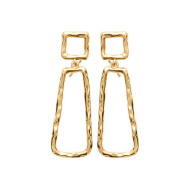 Coque de Nacre Boucles d'oreilles pendantes plaqué or 23016000