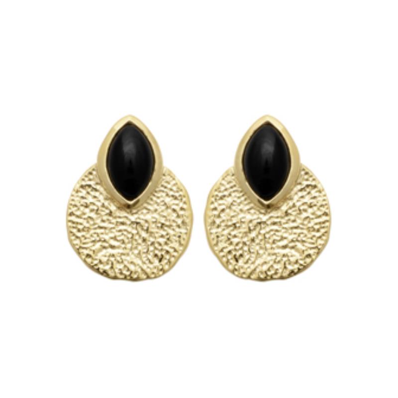 Coque de Nacre Boucles d'oreilles plaqué or 2580207