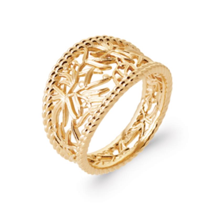 Coque de Nacre Bague plaqué or 2927600
