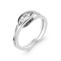 Coque de Nacre Bague solitaire argent 1957310