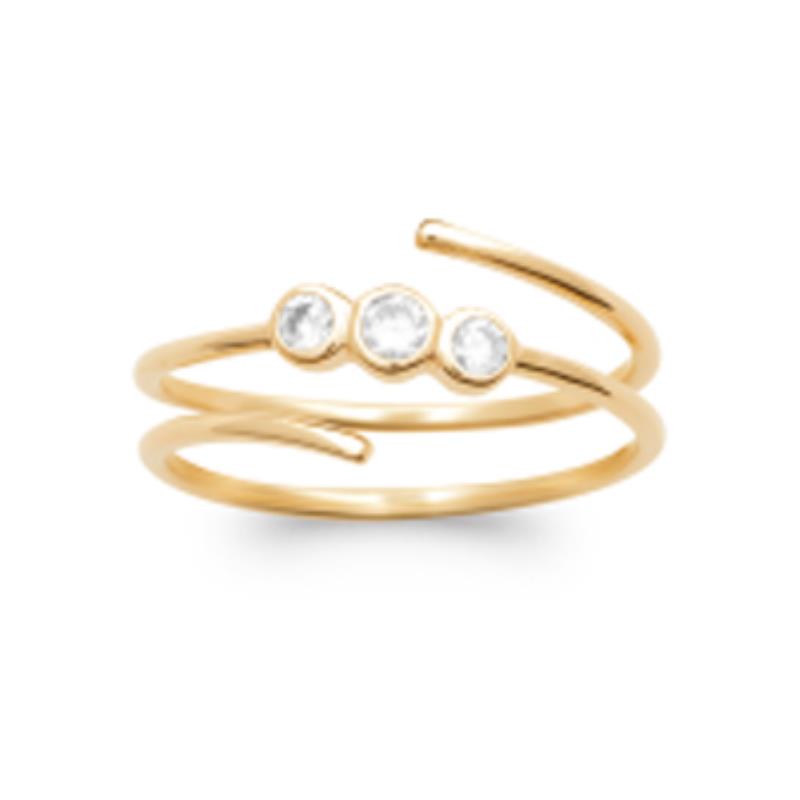 Coque de Nacre Bague plaqué or 2974010