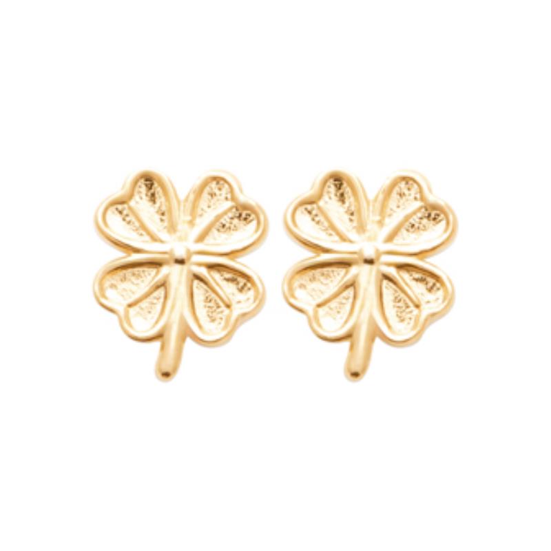 Coque de Nacre Puces d'oreilles plaqué or 23054300