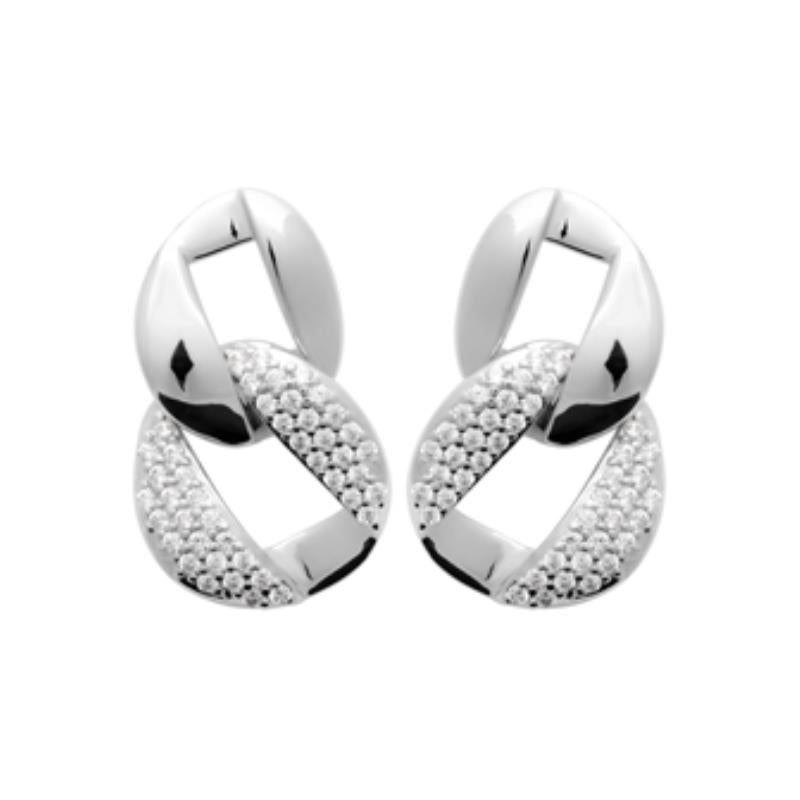 Coque de Nacre Puces d'oreilles argent 13023710