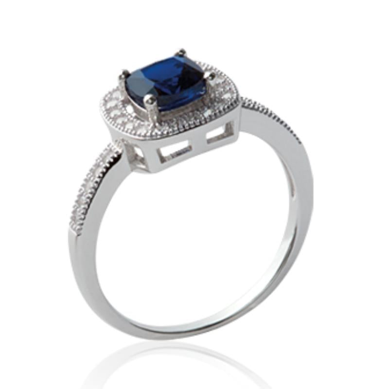 Coque de Nacre Bague solitaire argent 1215240