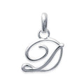 Coque de Nacre Pendentif initiale argent 74811554