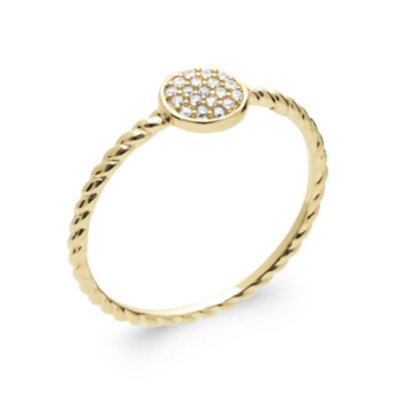 Coque de Nacre Bague plaqué or 2297810