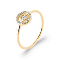 Coque de Nacre Bague plaqué or 20022710
