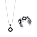 Coque de Nacre Collier acier 310812