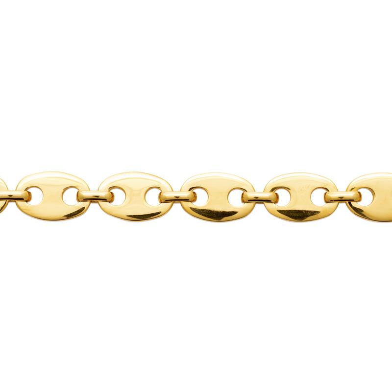 Coque de Nacre Bracelet acier doré 312350