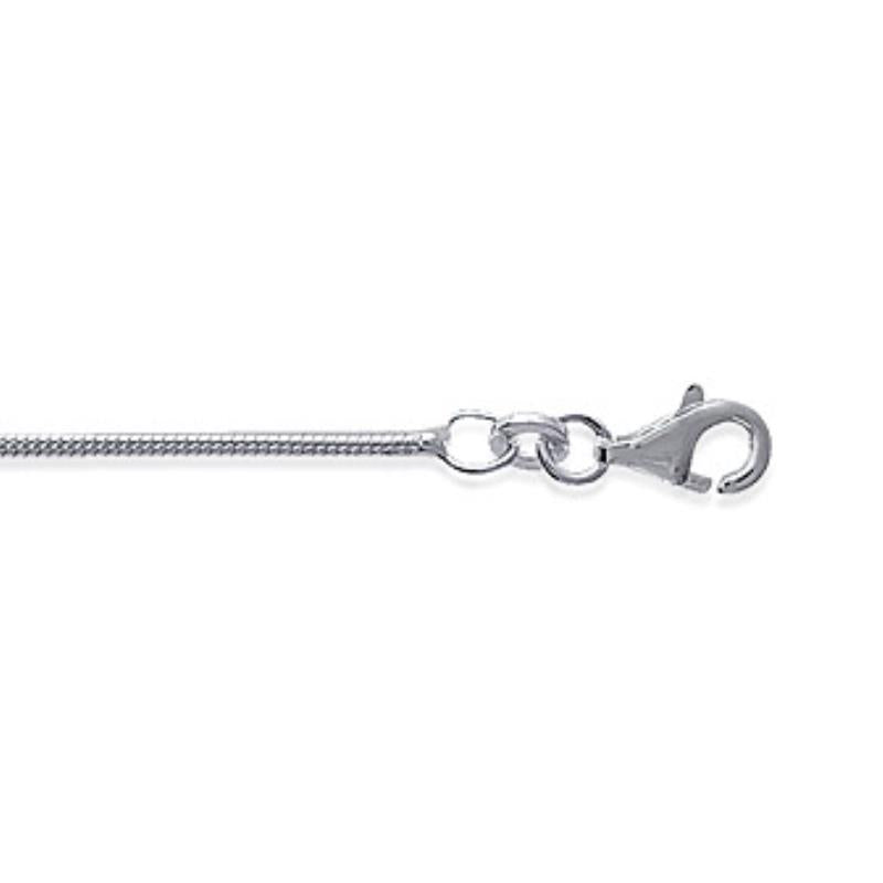 Coque de Nacre Chaîne maille serpent argent 145120