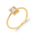 Coque de Nacre Bague plaqué or 2993810