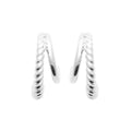 Coque de Nacre Créoles argent 7668500