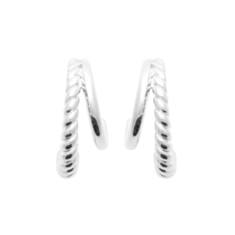 Coque de Nacre Créoles argent 7668500