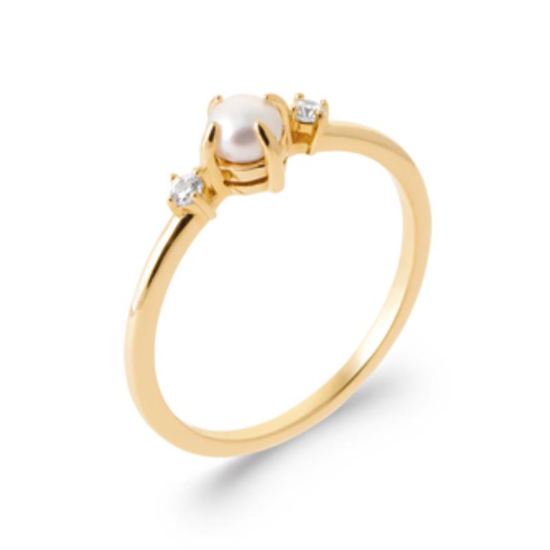 Coque de Nacre Bague plaqué or 29595014