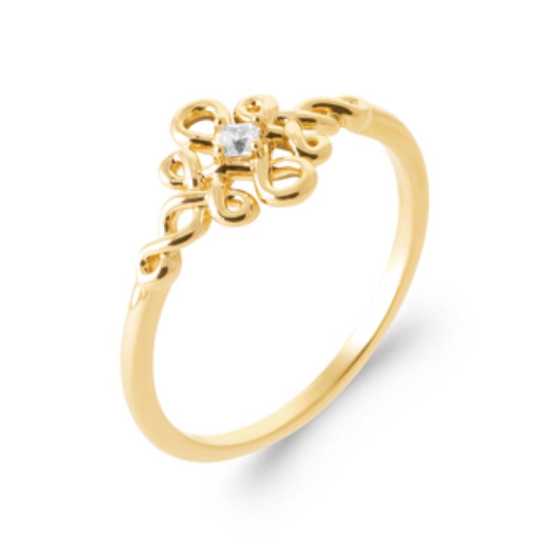 Coque de Nacre Bague plaqué or 2973610