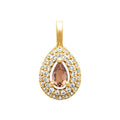 Coque de Nacre Pendentif plaqué or 2794299