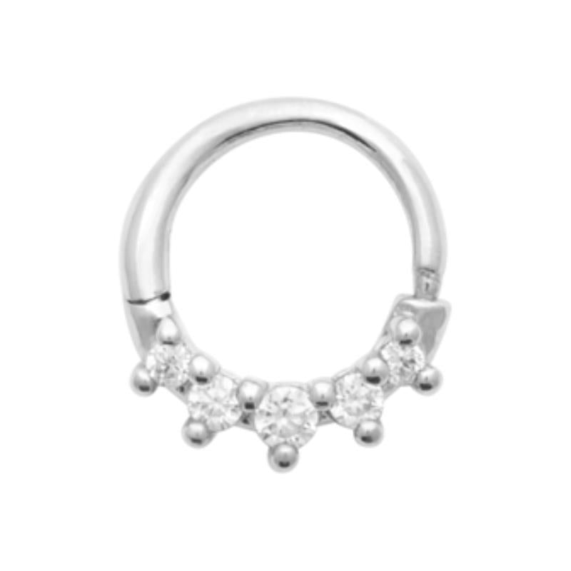 Coque de Nacre Créoles argent 1675010