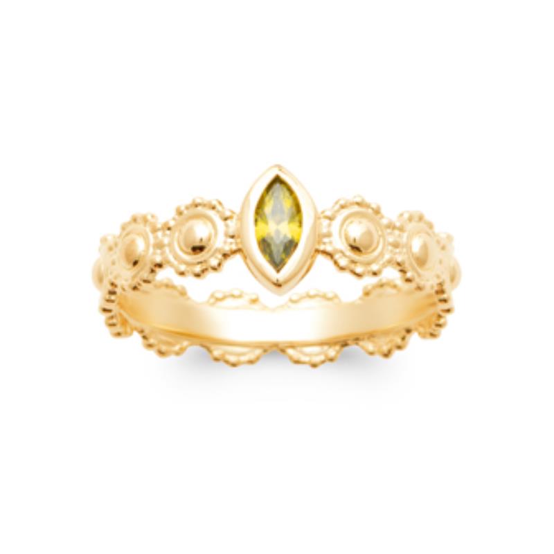 Coque de Nacre Bague plaqué or 2987750