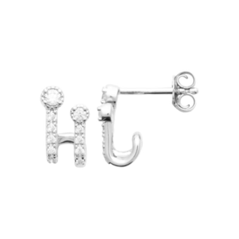 Coque de Nacre Puces d'oreilles argent 13059410