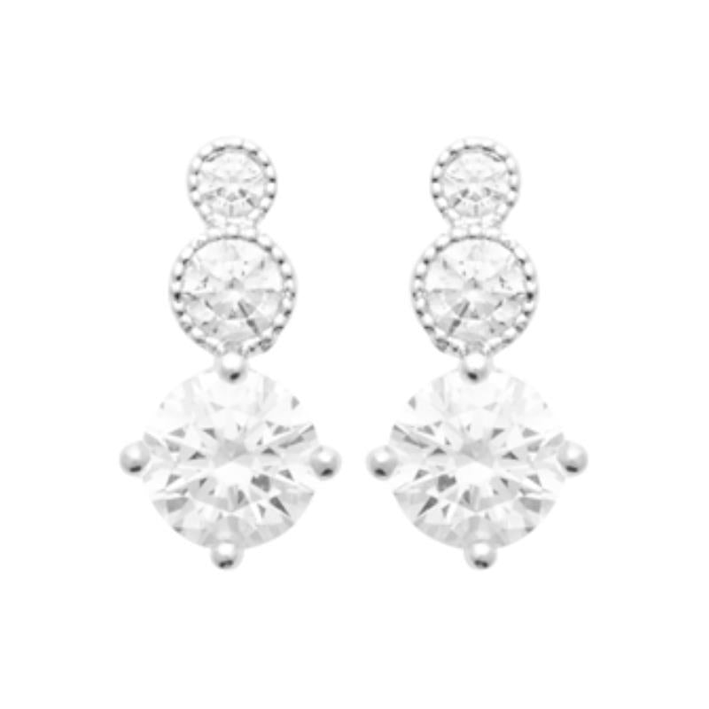 Coque de Nacre Puces d'oreilles argent 13056910