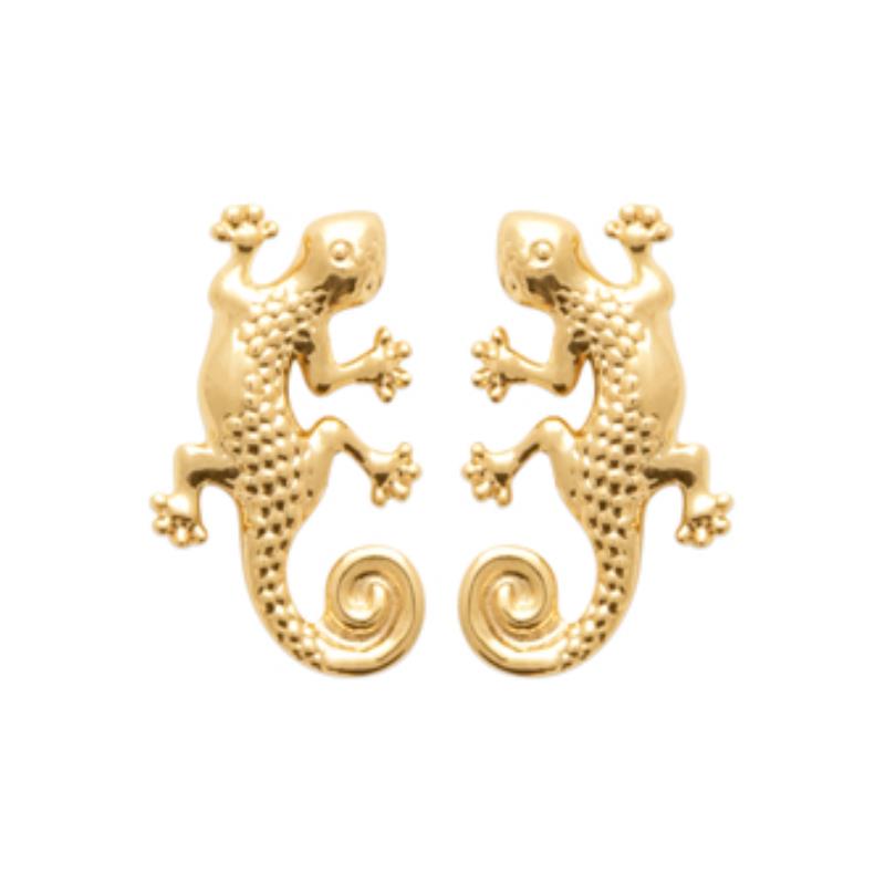 Coque de Nacre Puces d'oreilles plaqué or 23022100