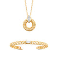 Coque de Nacre Collier plaqué or 974032