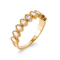 Coque de Nacre Bague plaqué or 2922810