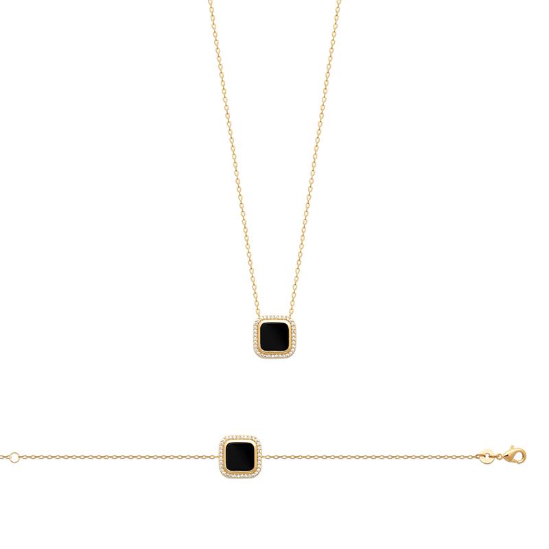 Coque de Nacre Bracelet plaqué or 973338