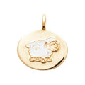 Coque de Nacre Pendentif plaqué or 2775500