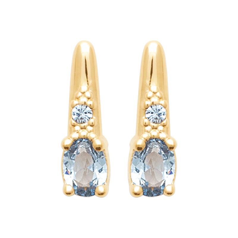 Coque de Nacre Boucles d'oreilles plaqué or 23078460