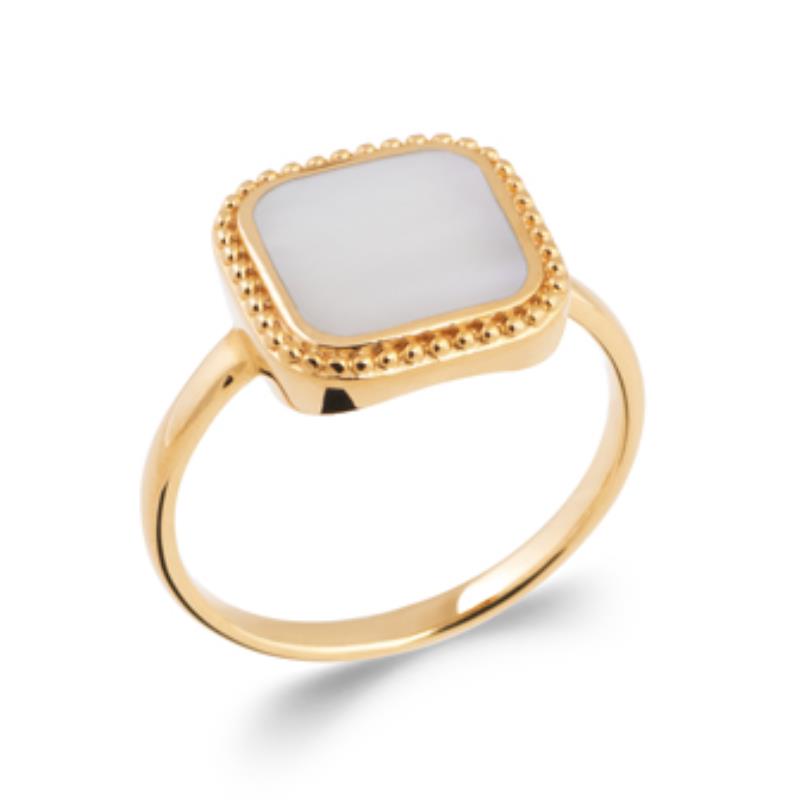 Coque de Nacre Bague plaqué or 2285304