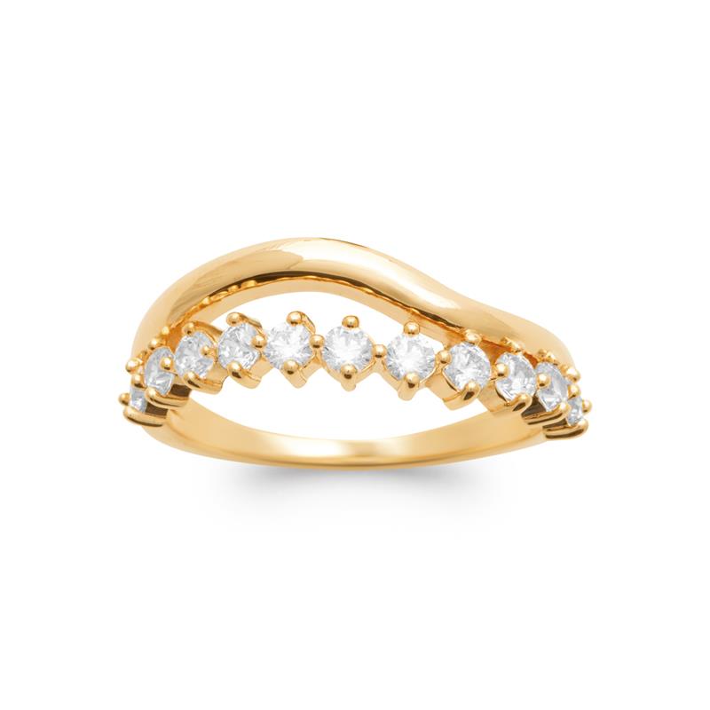 Coque de Nacre Bague plaqué or 2990810