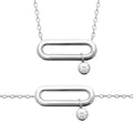 Coque de Nacre Collier argent 873441
