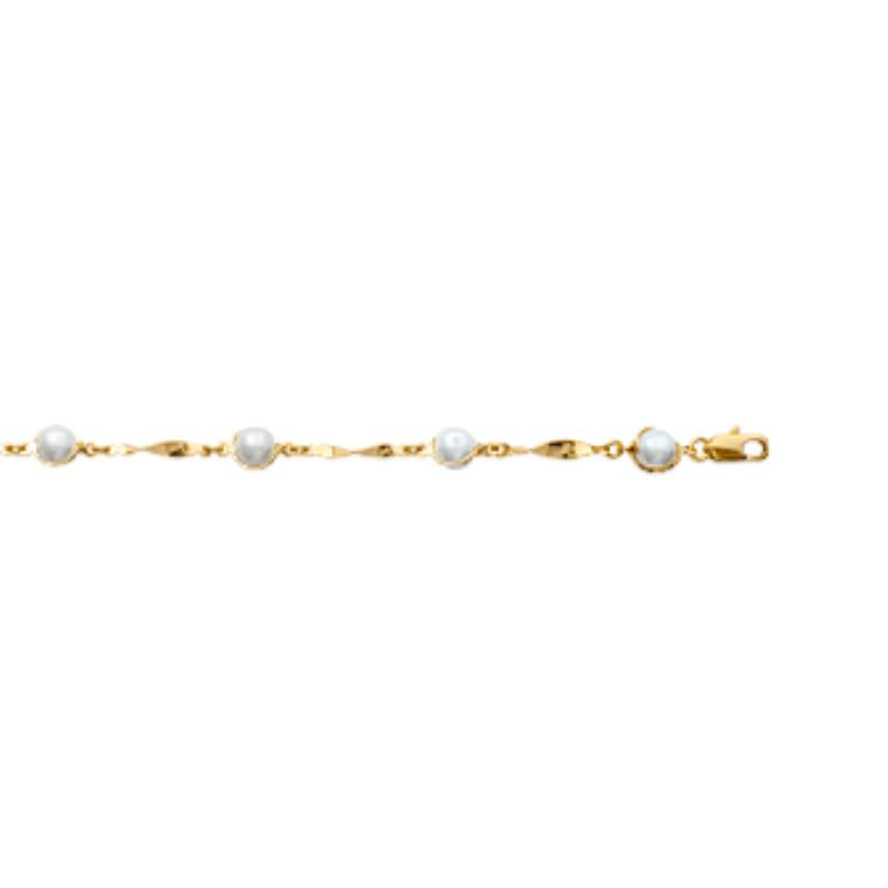 Coque de Nacre Bracelet plaqué or 290739