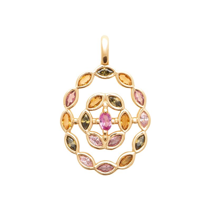 Coque de Nacre Pendentif plaqué or 2788605