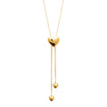 Coque de Nacre Collier acier doré 312316