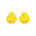 Coque de Nacre Puces d'oreilles plaqué or 23040500