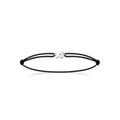 Coque de Nacre Cordon argent 892011