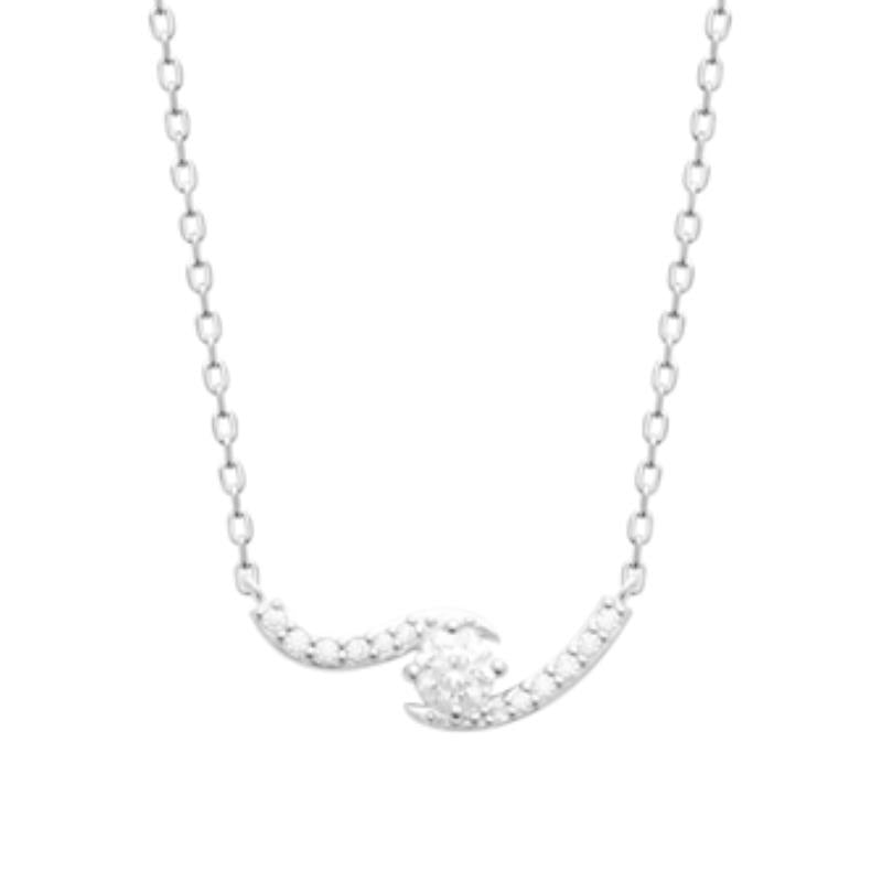 Coque de Nacre Collier argent 874117