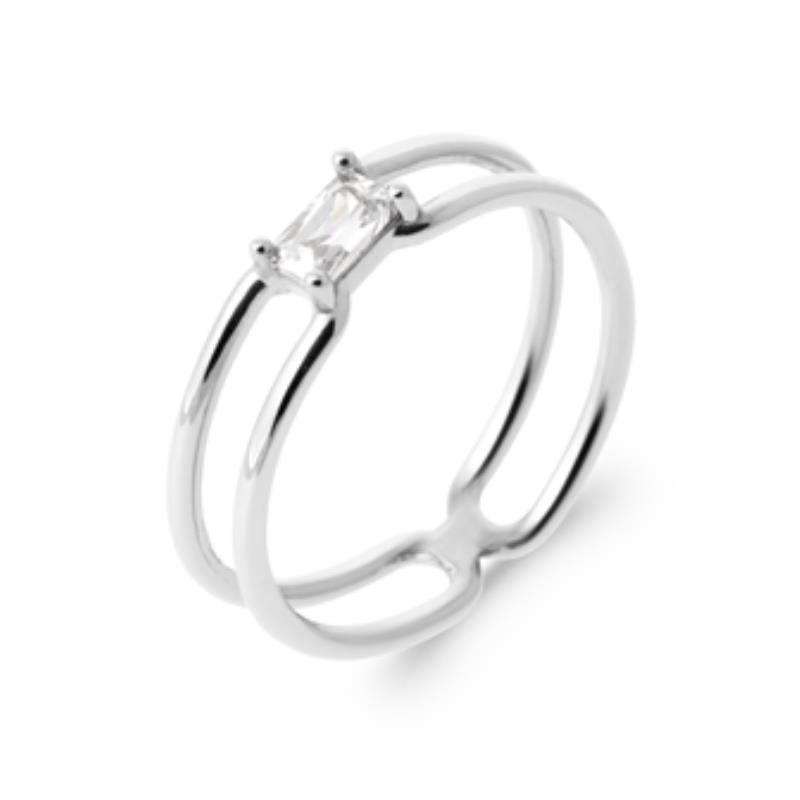 Coque de Nacre Bague solitaire argent 1958510