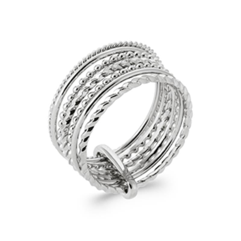 Coque de Nacre Bague semainier argent 7916600