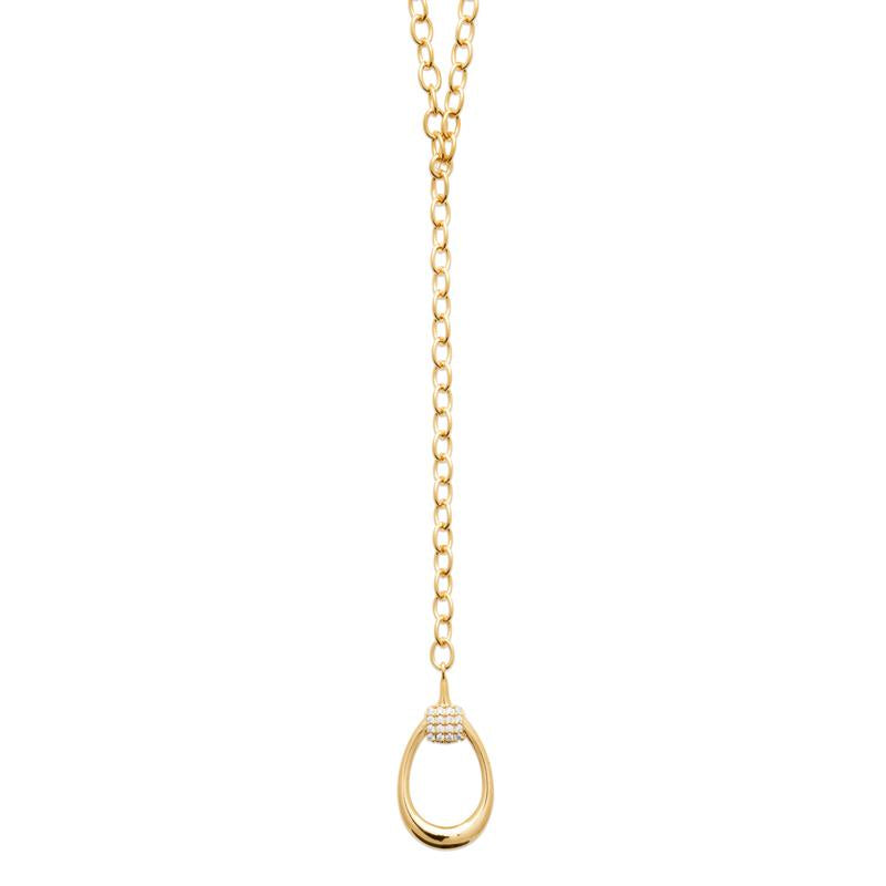 Coque de Nacre Collier plaqué or 974027