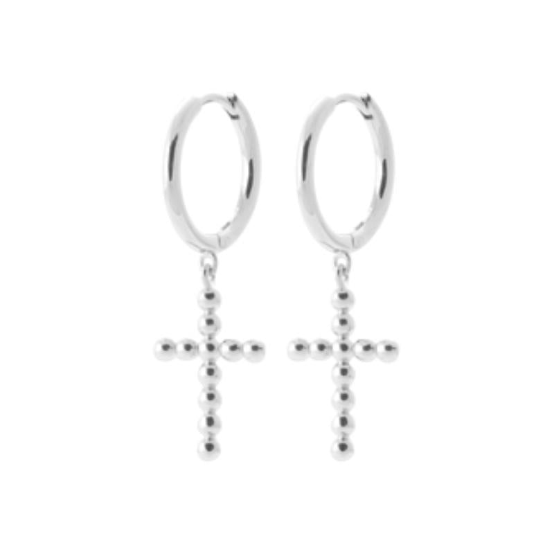 Coque de Nacre Créoles argent 7664300