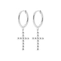Coque de Nacre Créoles argent 7664300
