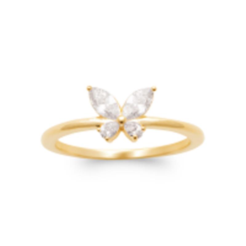 Coque de Nacre Bague plaqué or 2961610