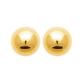 Coque de Nacre Puces d'oreilles acier doré 3123309