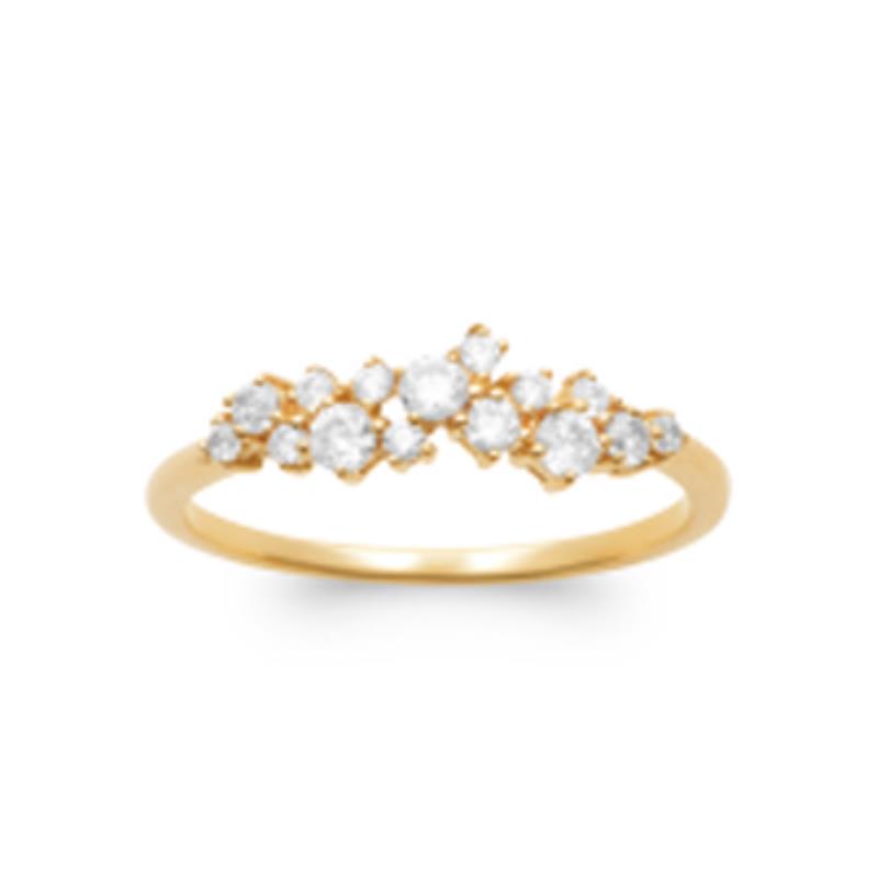 Coque de Nacre Bague plaqué or 2966610